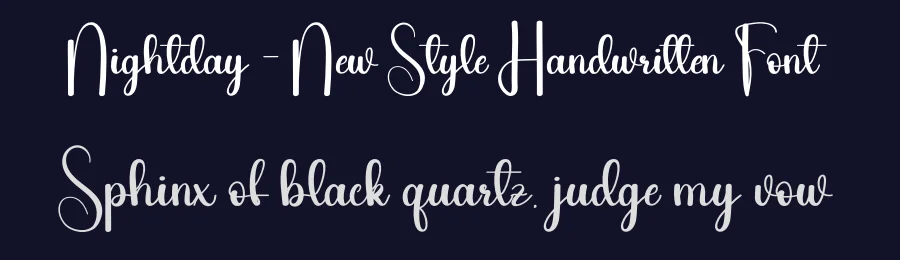Nightday – New Style Handwritten Font by andikastudio — Script Handwritten Font — thumbnail 2