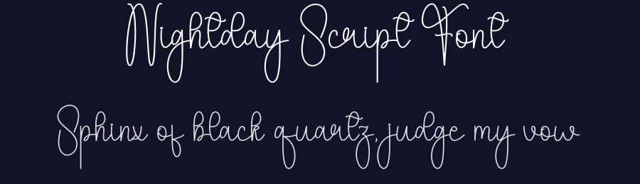 Nightday Script Font by andikastudio — Script Handwritten Font — thumbnail 2