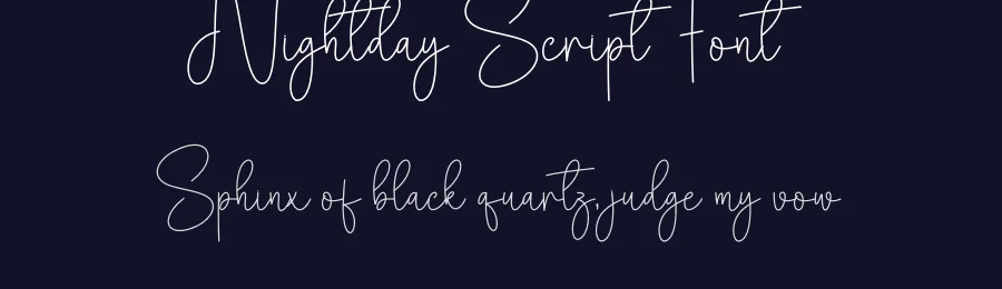 Nightday Script Font by andikastudio — Script Handwritten Font — thumbnail 2