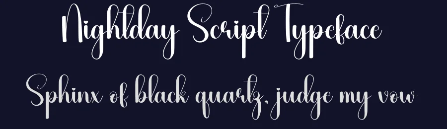 Nightday Script Typeface by andikastudio — Script Handwritten Font — thumbnail 2