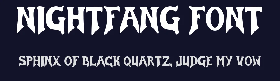 Nightfang Font by CconceptLabLLC — Display Font — thumbnail 2