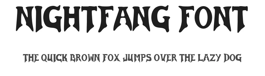 Nightfang Font by CconceptLabLLC β Display Font