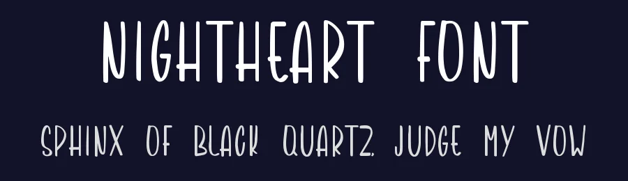 Nightheart Font by qwrtype — Script Handwritten Font — thumbnail 2