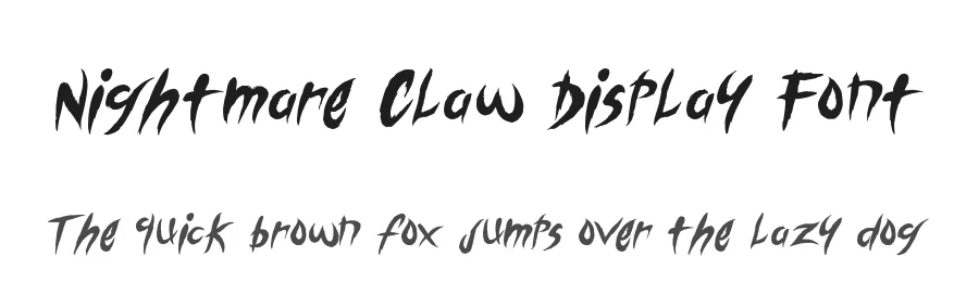 Nightmare Claw Display Font by Creatifontstudios — Decorative Font