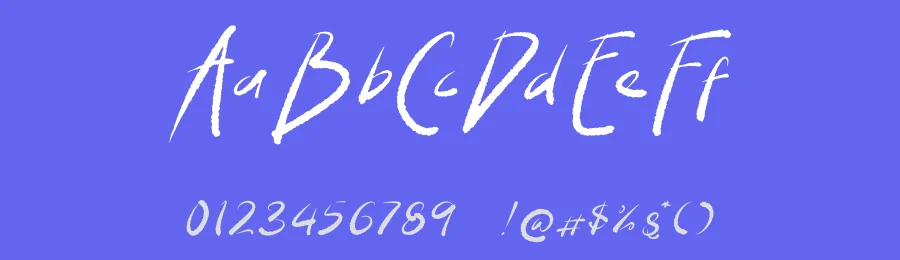 Nightmare Eggplant Font by glorytype — Display Font — thumbnail 3
