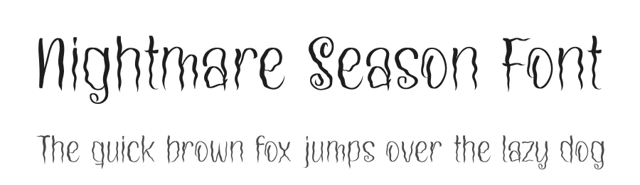 Nightmare Season Font by letterfabric — Script Handwritten Font