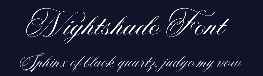 Nightshade Font by Krismagraph — Script Handwritten Font — thumbnail 2