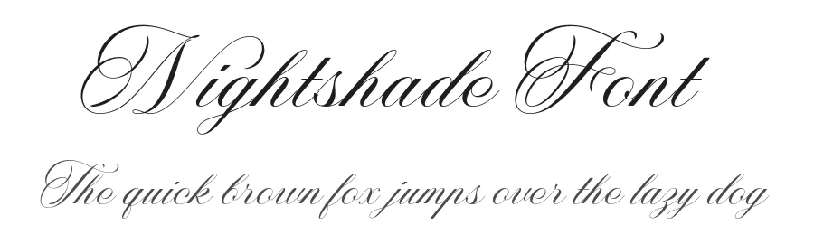 Nightshade Font by Krismagraph — Script Handwritten Font
