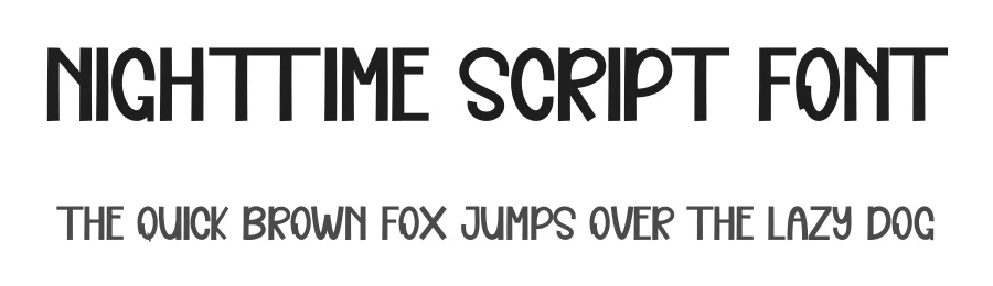 Nighttime Script Font by inermediaSTUDIO — Display Font