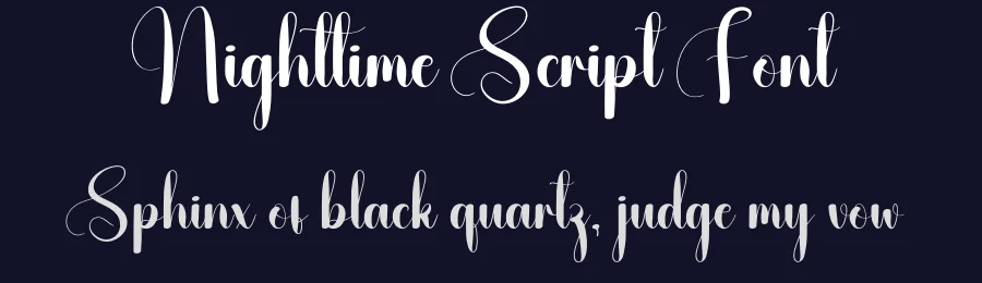 Nighttime Script Font by andikastudio — Script Handwritten Font — thumbnail 2