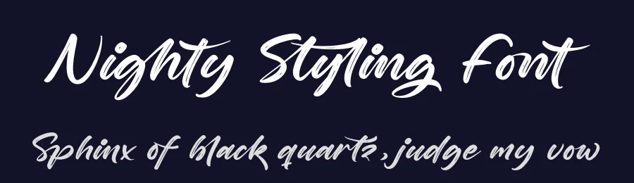 Nighty Styling Font by stylishtype.co — Script Handwritten Font — thumbnail 2