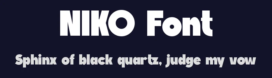 NIKO Font by Rautan Studio — Decorative Font — thumbnail 2