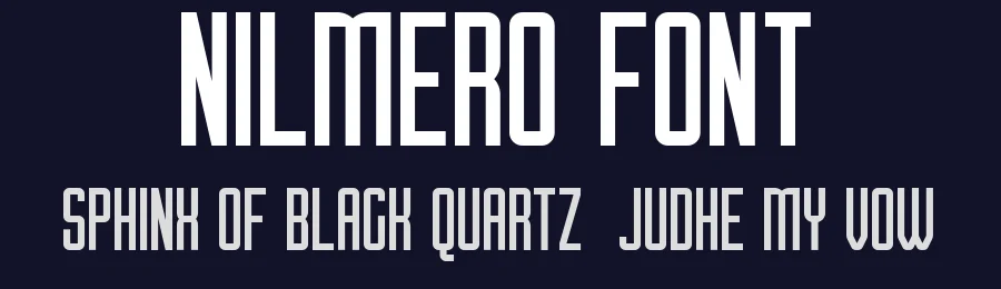 Nilmero Font by Fontliner — Display Font — thumbnail 2