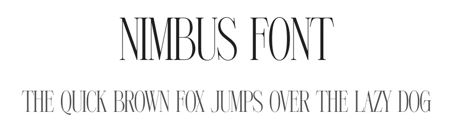 Nimbus Font by Artnivora Studio — Serif Font