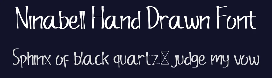 Ninabell Hand Drawn Font by edricstudio — Script Handwritten Font — thumbnail 2