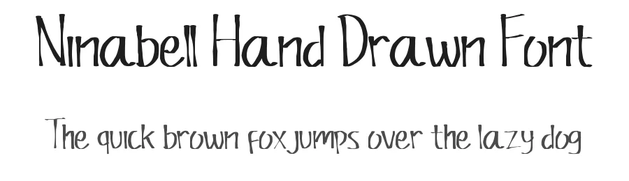 Ninabell Hand Drawn Font by edricstudio — Script Handwritten Font