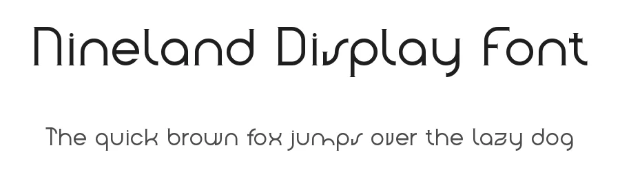 Nineland Display Font by UI Creative — Display Font