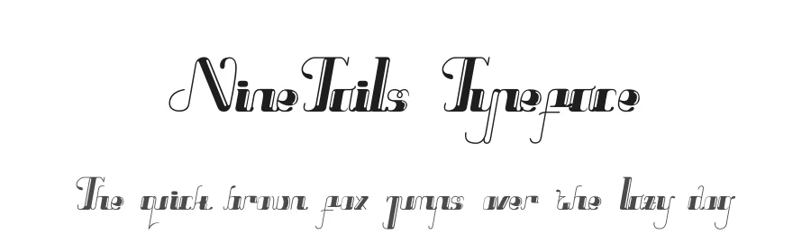 NineTails Typeface by edricstudio — Script Handwritten Font
