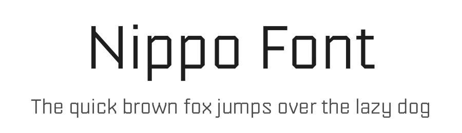 Nippo Font by Indian Type Foundry — Sans Serif Font