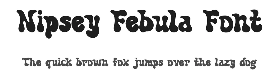 Nipsey Febula Font by Sakti Avellin Sa — Decorative Font