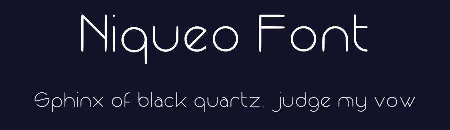 Niqueo Font by Nico rodriguez — Sans Serif Font — thumbnail 2