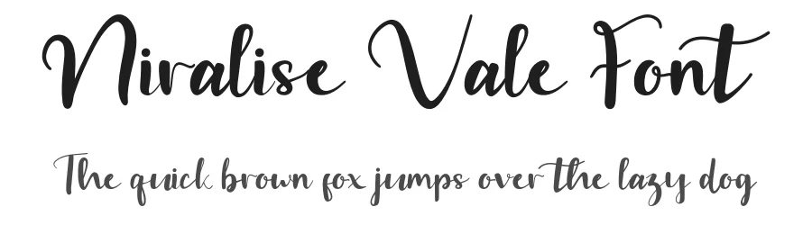 Niralise Vale Font by Creatifontstudios — Script Handwritten Font