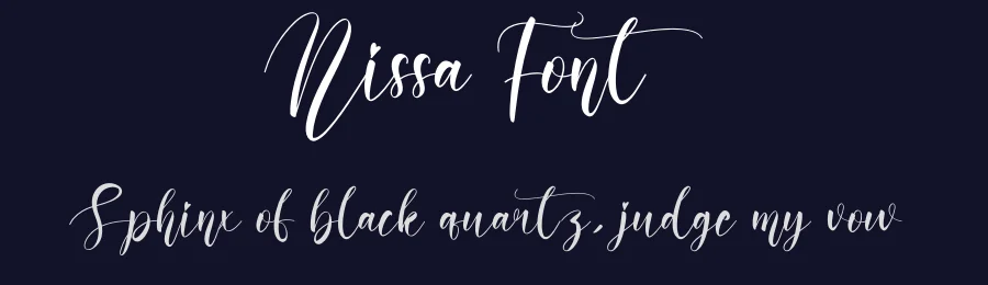 Nissa Font by creativeletter — Script Handwritten Font — thumbnail 2