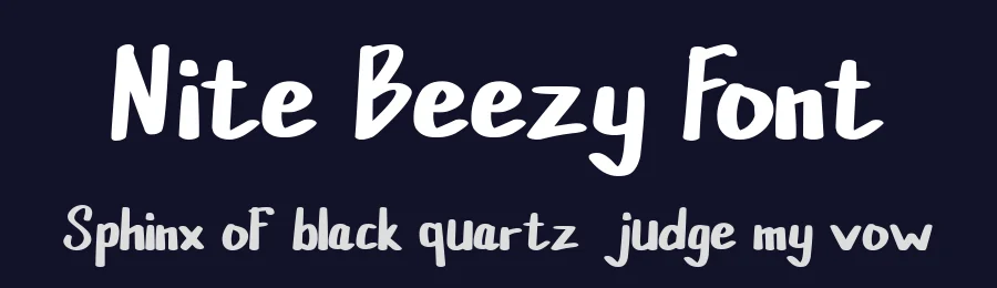 Nite Beezy Font by Javanicestudio — Display Font — thumbnail 2