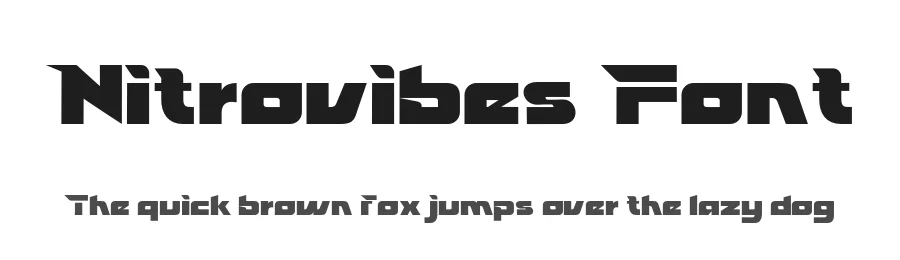 Nitrovibes Font by Rahagita Studio — Display Font