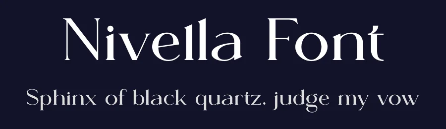 Nivella Font by Gridline Type — Serif Font — thumbnail 2