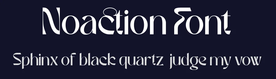 Noaction Font by Fontliner — Display Font — thumbnail 2