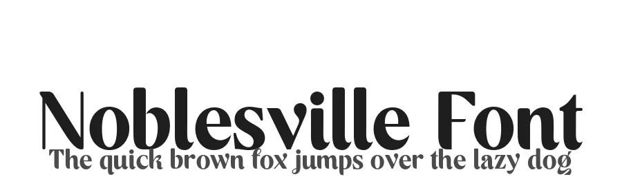 Noblesville Font by INKSUN™ — Display Font