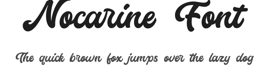 Nocarine Font by Temp Craft — Script Handwritten Font