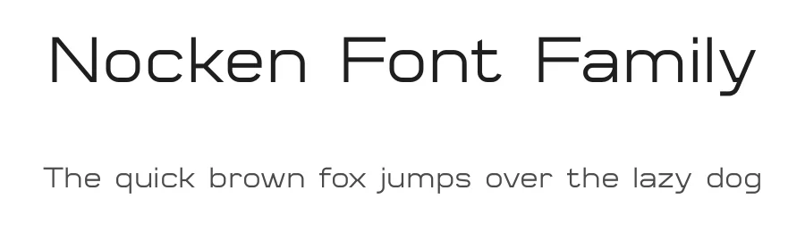 Nocken Font Family by Skillyas Studio — Sans Serif Font