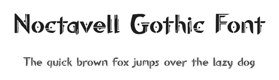 Noctavell Gothic Font by letterhanna — Decorative Font