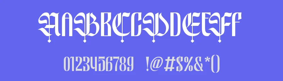 Nocthira Font by Heinzel Std. — Blackletter Font — thumbnail 3