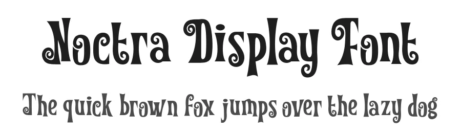Noctra Display Font by PutraCetol Studio — Display Font