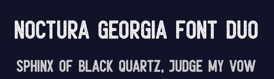 Noctura Georgia Font Duo by ErgibiStudio — Display Font — thumbnail 2
