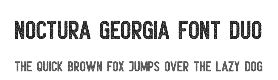 Noctura Georgia Font Duo by ErgibiStudio — Display Font