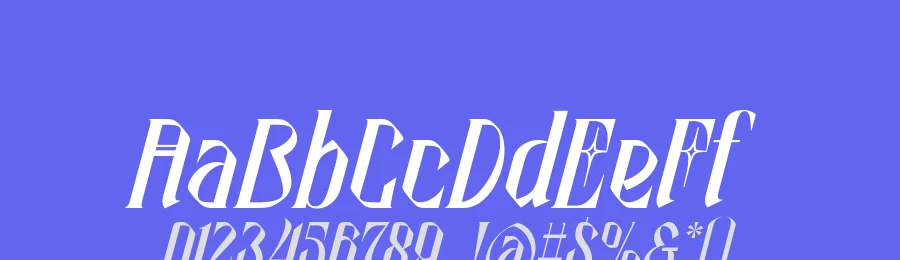 Nocture Stars Font by alit design — Blackletter Font — thumbnail 3