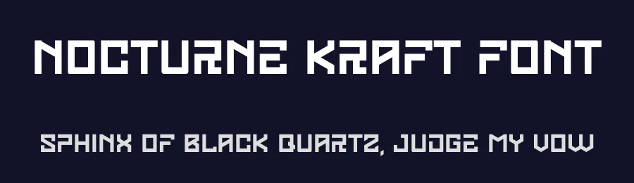 Nocturne Kraft Font by albert_kalingga — Display Font — thumbnail 2
