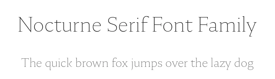 Nocturne Serif Font Family by Borutta Group — Serif Font