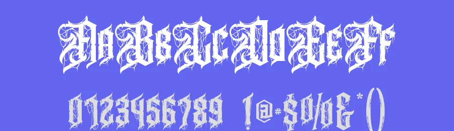 Noctyrr Blackletter Font by letterara — Blackletter Font — thumbnail 3