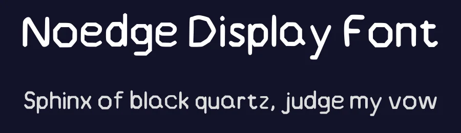 Noedge Display Font by doweuia — Script Handwritten Font — thumbnail 2