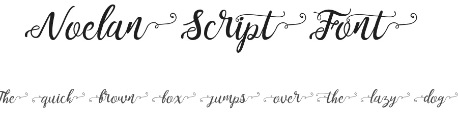 Noelan Script Font by ndro — Script Handwritten Font
