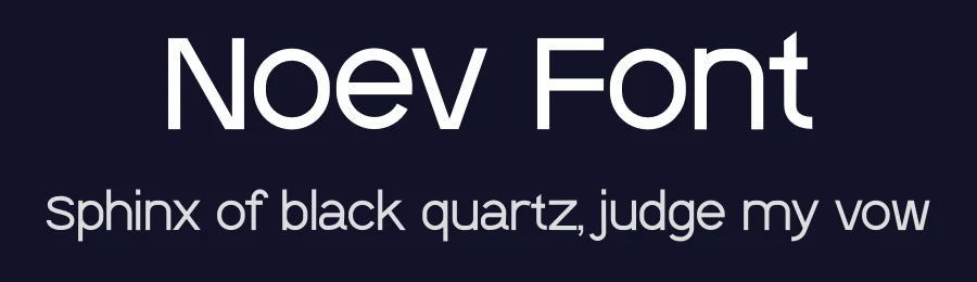 Noev Font by freeject.net Design — Sans Serif Font — thumbnail 2