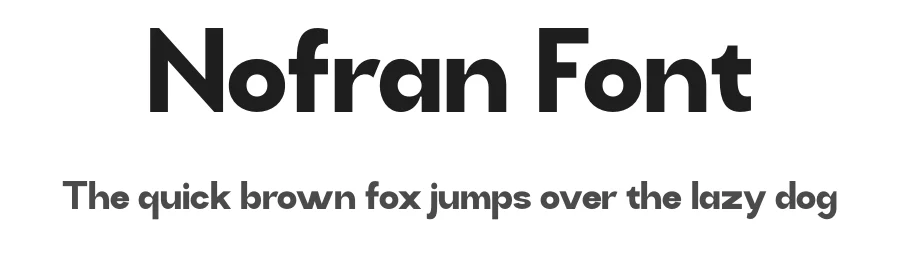Nofran Font by MaikoHatta — Sans Serif Font