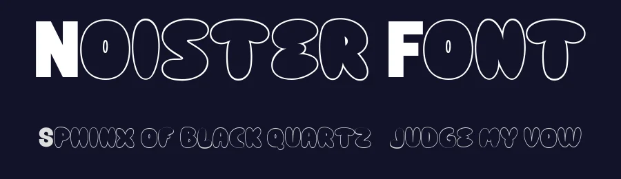 Noister Font by Flawless And Co — Display Font — thumbnail 2