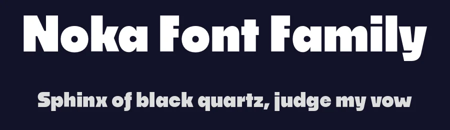 Noka Font Family by Blackletra — Sans Serif Font — thumbnail 2