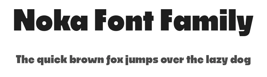 Noka Font Family by Blackletra — Sans Serif Font